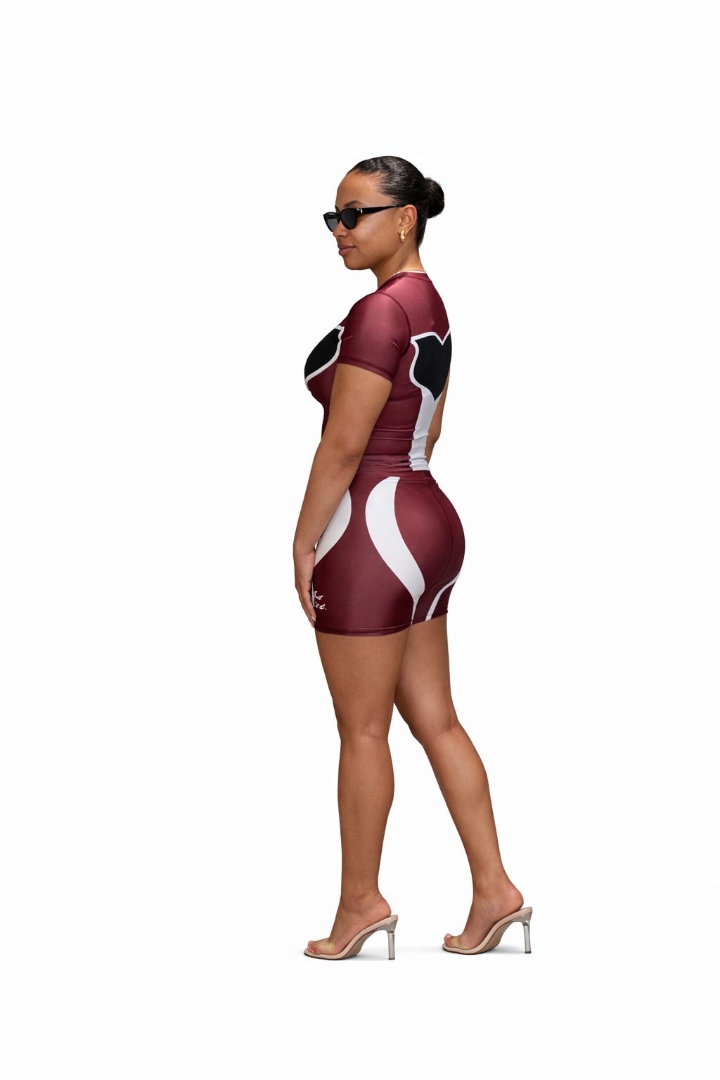 Just Bodied Sculpt Top - Burgundy